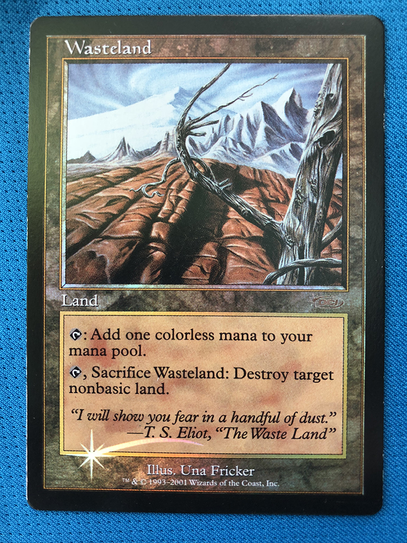 Magic the Gathering Tempest Wizards of the Coast Wasteland 