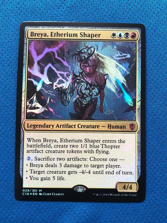 Breya, Etherium Shaper C16 Foil mtg proxy magic the gathering proxies cards  gp fnm playable holo foil available