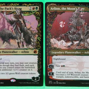 Arlinn, the Pack's Hope & Arlinn, the Moon's Fury	Innistrad: Midnight Hunt (MID) Hologram Turn Over Card