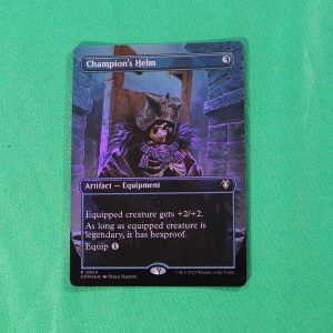 Champion's Helm #654	Commander Masters (CMM) Foil mtg proxy magic the gathering proxies cards gp fnm playable