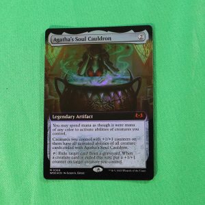 Agatha's Soul Cauldron #366	Wilds of Eldraine (WOE)  Foil mtg proxy magic the gathering proxies cards gp fnm playable