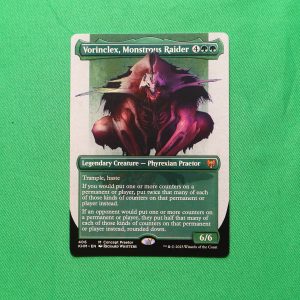 Vorinclex, Monstrous Raider #406	Kaldheim (KHM) Hologram/Holostamp mtg proxy magic the gathering proxies cards gp fnm playable