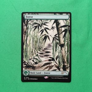 Forest #1403	Secret Lair Drop (SLD) Hologram/Holostamp mtg proxy magic the gathering proxies cards gp fnm playable